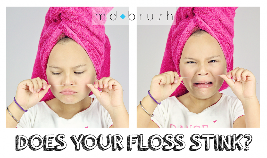 Smell That Floss. Can Tell you Allot About Your Health- MD Brush